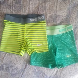 2 NIKE PRO Women's 3" Training Shorts